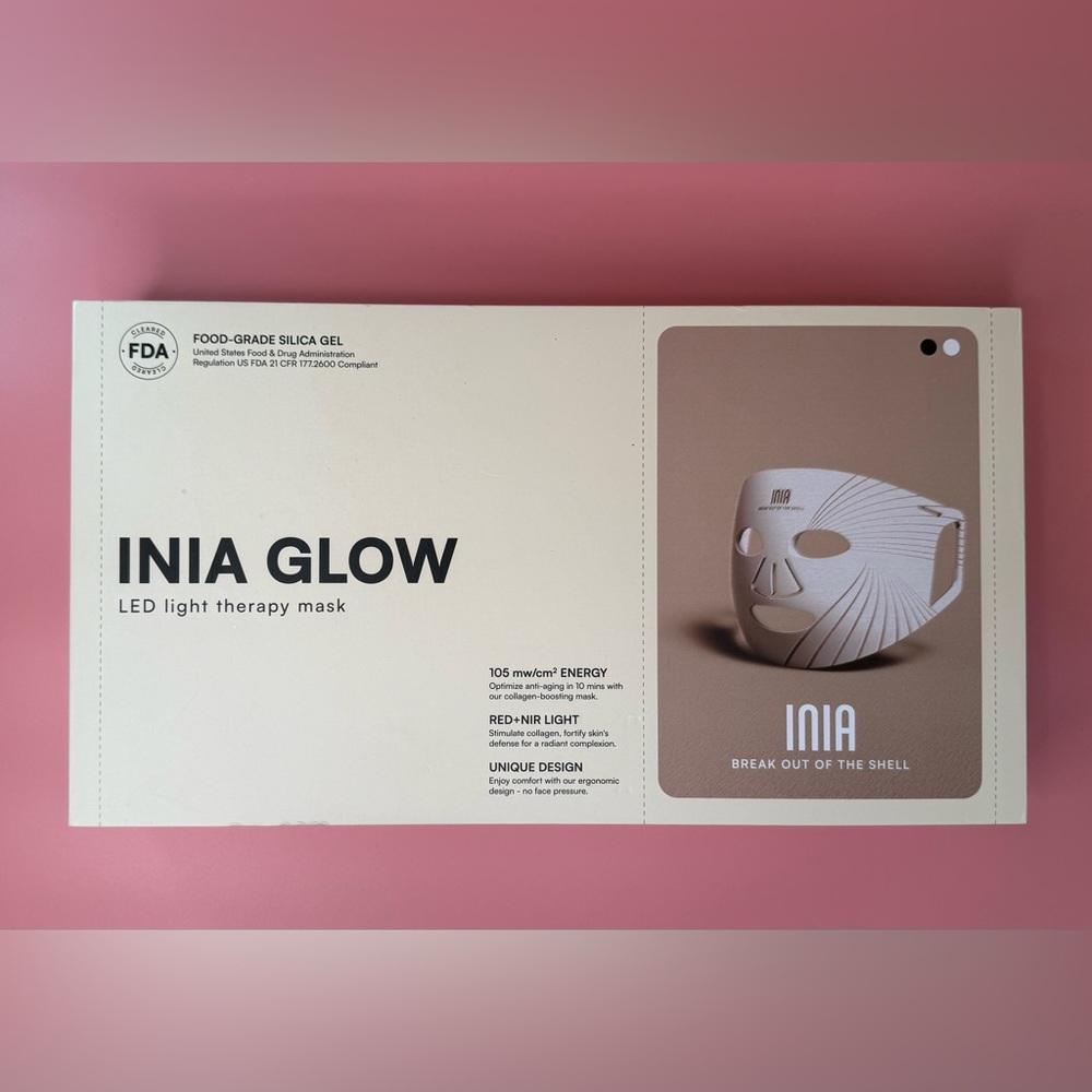 INIA GLOW Red Light Therapy Mask